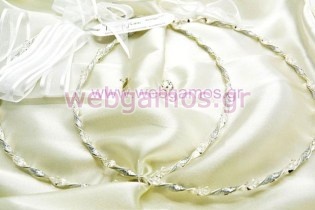 Στέφανα Γάμου ασημένια (543α)