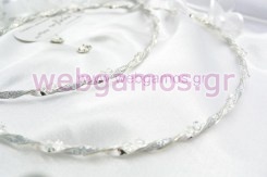 Στέφανα Γάμου ασημένια (543)