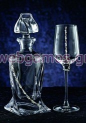 Σετ Καράφα - Ποτήρι γάμου (3055)