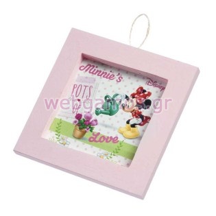 Μπομπονιέρα Καδράκι minnie mouse (NA183)