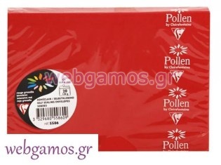 Φάκελος κόκκινος 11.4 x 16.2 εκ (325586)