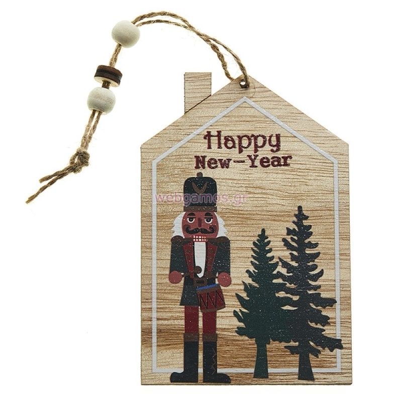 ΞΥΛΙΝΟ ΣΠΙΤΙ ΣΤΡΑΤΙΩΤΗΣ NEW YEAR ΡΤ095-2 11.5εκ