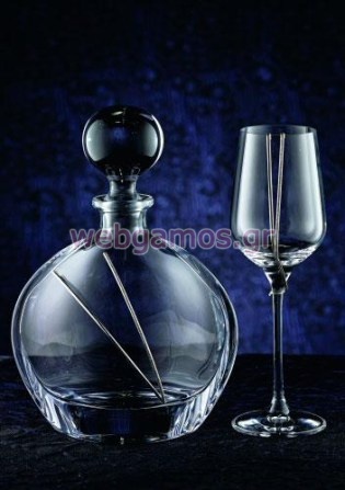 Σετ Καράφα - Ποτήρι γάμου (3057)