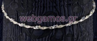 Στέφανα Γάμου ασημένια (585)