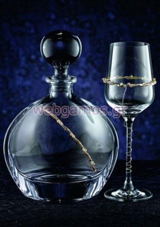 Σετ Καράφα - Ποτήρι γάμου (3061)