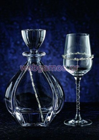Σετ Καράφα - Ποτήρι γάμου (3063)