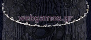 Στέφανα Γάμου ασημένια (718)