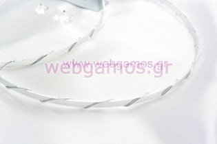 Στέφανα Γάμου επάργυρα (7208)