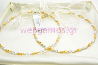 Στέφανα Γάμου επάργυρα (7213)