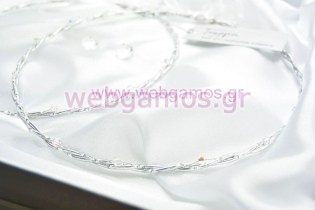 Στέφανα Γάμου επάργυρα (7220)