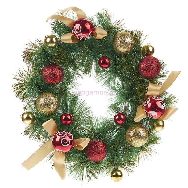 ΣΤΕΦΑΝΙ 35εκ ΜΕ ΜΠΑΛΕΣ  ΡΤ142