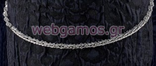 Στέφανα Γάμου ασημένια (743)