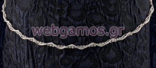 Στέφανα Γάμου ασημένια (761)