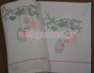 Λαδόπανα Βάπτισης πουλάκια (042)