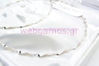 Στέφανα Γάμου ασημένια (764)