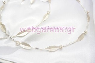 Στέφανα Γάμου ασημένια (770)