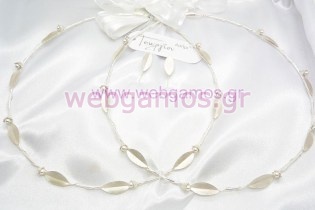 Στέφανα Γάμου ασημένια (770)
