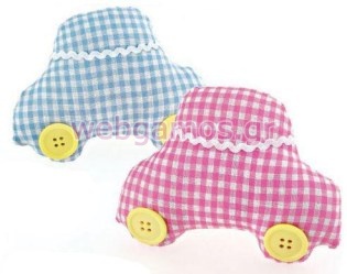 Μπομπονιέρα Υφασμάτινη αυτοκινητάκι (7793)