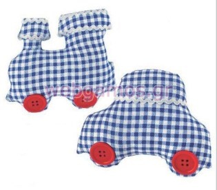 Μπομπονιέρα Υφασμάτινη αυτοκινητάκι (7844)