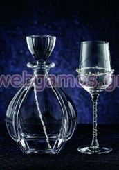 Σετ Καράφα - Ποτήρι γάμου (3078)