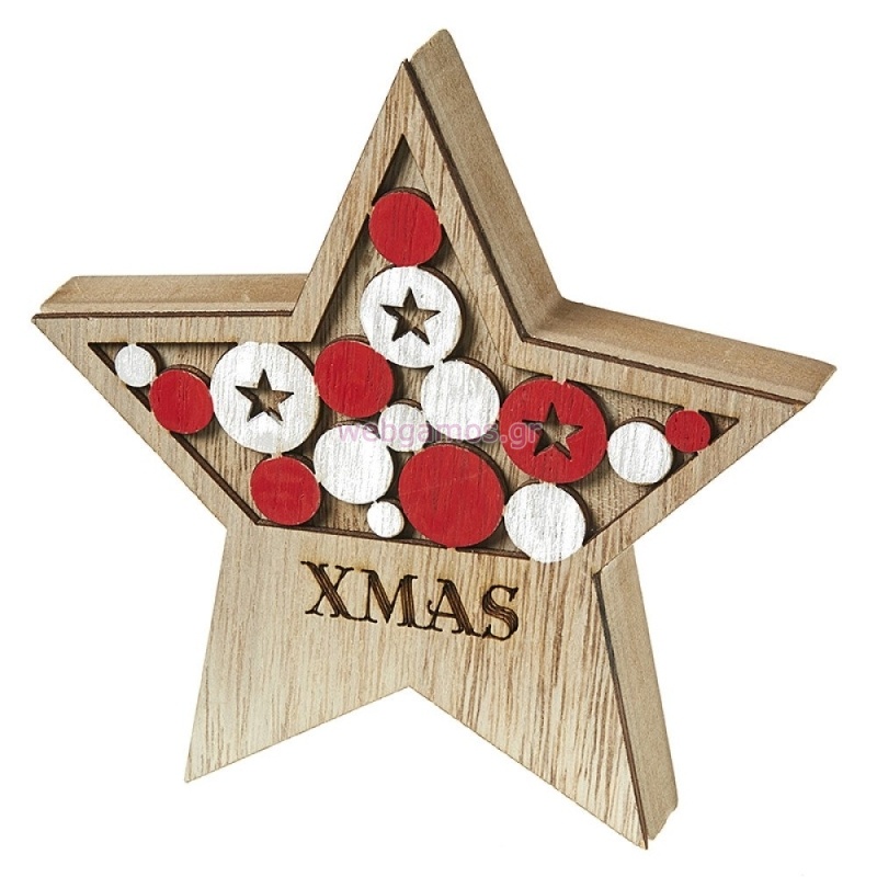 ΞΥΛΙΝΟ ΕΠΙΤΡΑΠΕΖΙΟ ΑΣΤΕΡΙ 15εκ ZL62258