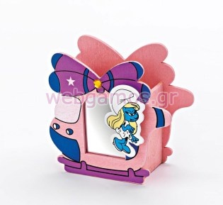 Μπομπονιέρα Βάπτισης μολυβοθήκη στρουμφίτα (208-8681)