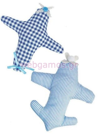 Μπομπονιέρα Υφασμάτινη αεροπλανάκι (8253-8252)