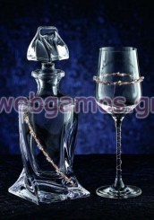 Σετ Καράφα - Ποτήρι γάμου (3082)