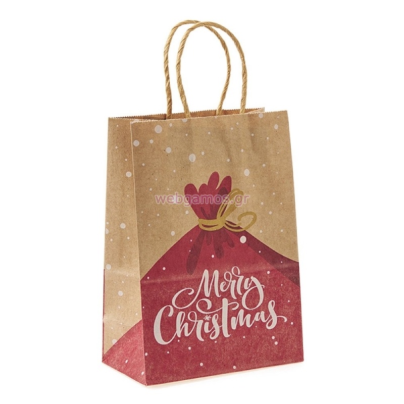 Τσάντα Χάρτινη Χριστούγεννα ΡΤ138-1 21*15*8εκ