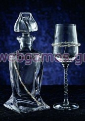 Σετ Καράφα - Ποτήρι γάμου (3086)