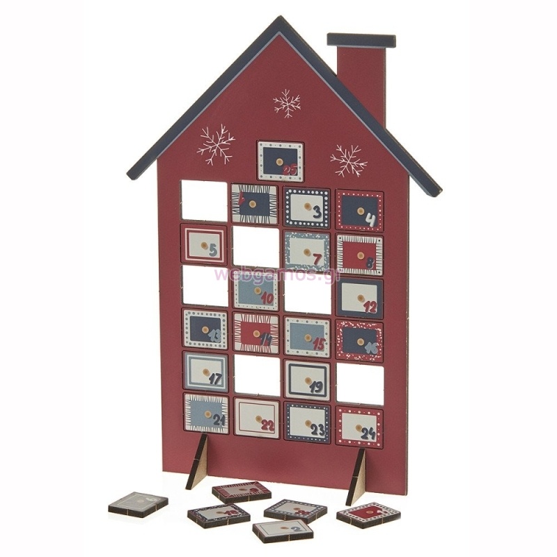 ΧΡΙΣΤΟΥΓΕΝΝΙΑΤΙΚΟ ΣΠΙΤΑΚΙ ΗΜΕΡΟΛΟΓΙΟ ΝΒ263 16.5Χ24εκ