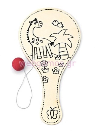 Μπομπονιέρα Βάπτισης ρακέτα δεινοσαυράκι (208-8139)