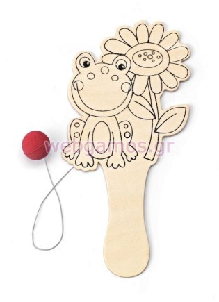 Μπομπονιέρα Βάπτισης ρακέτα βατραχάκι (208-8138)