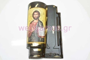 Εικόνα σε κεραμίδι με επιλογή Αγίου (853601)