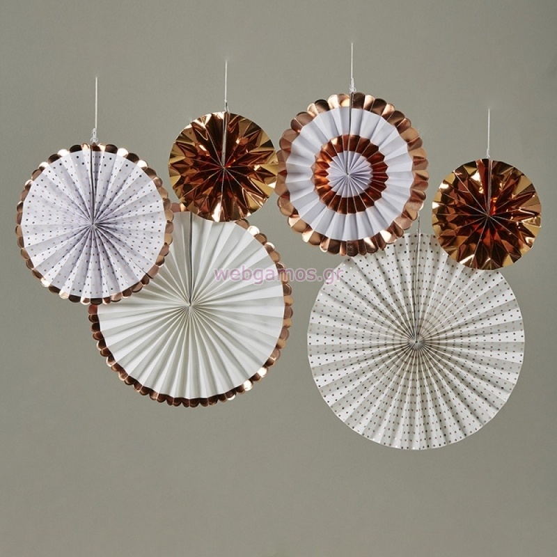 ΧΑΡΤΙΝΗ ΒΕΝΤΑΛΙΑ ROSE GOLD ΝΚ418-1