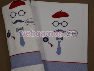 Λαδόπανα Βάπτισης μικρός κύριος (015)