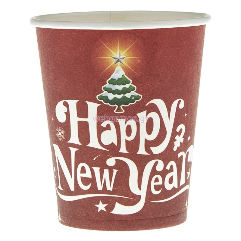 Ποτήρι New YEAR ΡΤ075-1 Σετ 10τμχ