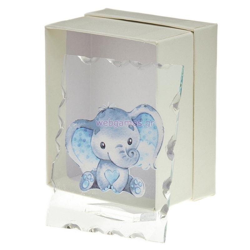 ΕΛΕΦΑΝΤΑΚΙ ΣΕ ΓΥΑΛΙΝΗ ΒΑΣΗ Κ753