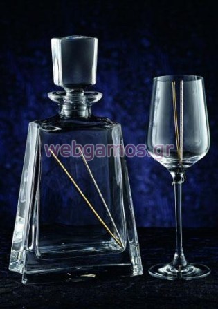 Σετ Καράφα - Ποτήρι γάμου (3092)