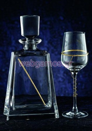 Σετ Καράφα - Ποτήρι γάμου (3097)