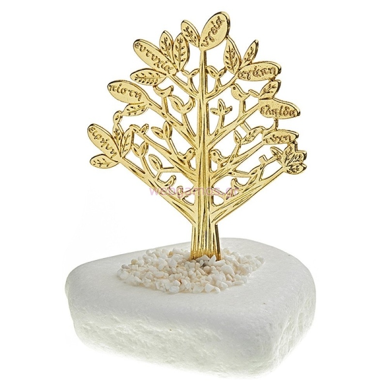 Μάρμαρο με Δεντρο Ζωης Χρυσό NU1795