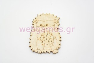 Ξύλινος Διακοσμητικός σκαντζόχοιρος (011600242)