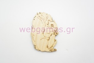 Ξύλινος Διακοσμητικός σκίουρος (011600237)