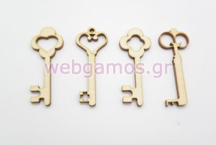 Ξύλινο Διακοσμητικό κλειδί (50016)