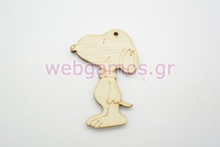Ξύλινο Διακοσμητικό snoopy (500304)