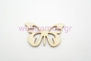 Ξύλινο Διακοσμητικό πεταλούδα (50069)