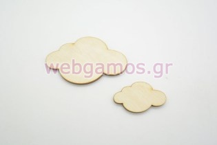 Ξύλινο Διακοσμητικό συννεφάκι (50025)