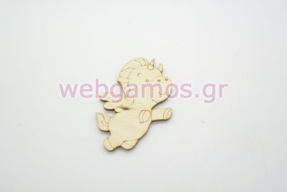 Ξύλινο Διακοσμητικό μονόκερος (500308)