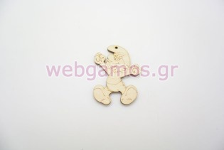 Ξύλινο Διακοσμητικό στρουμφάκι (500301)