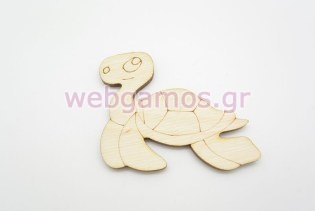 Ξύλινο Διακοσμητικό Χελωνάκι (500341)